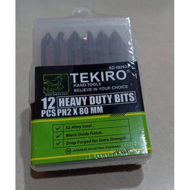 Mata Obeng ketok set PH 2 (+) tajam Tekiro