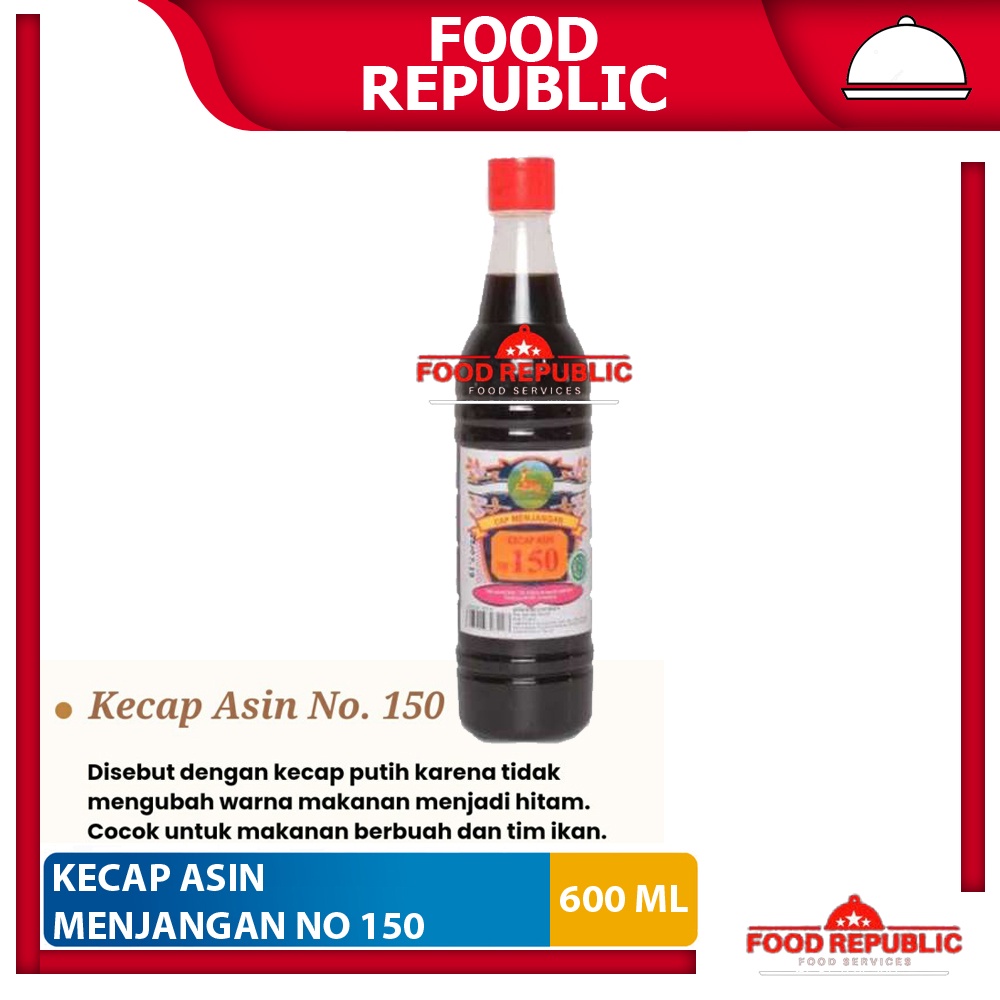 KECAP ASIN MENJANGAN NO 150 140 ML SOY SAUCE LEGENDARIS JAWA TIMUR