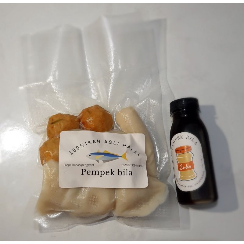 

Pempek Telur / Lenjer / Adaan 100% Ikan Asli MIX