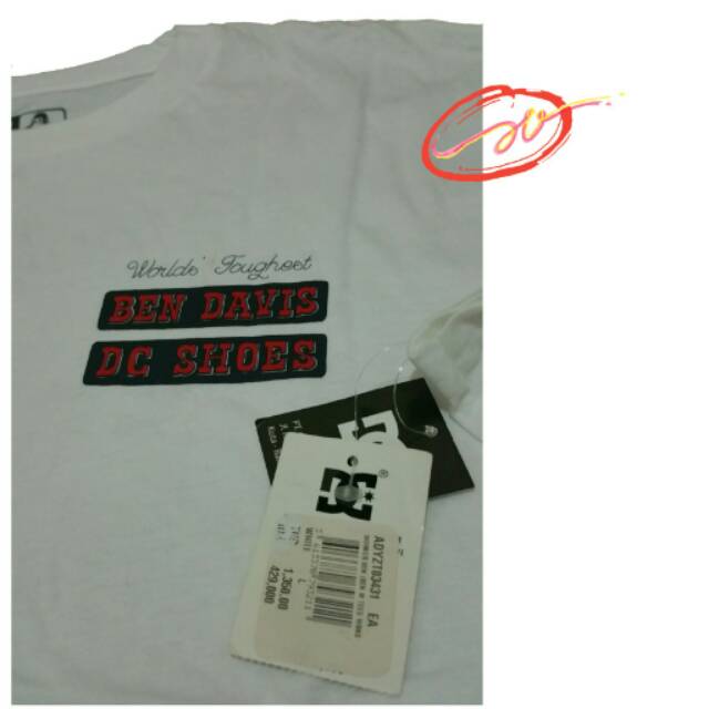 Kaos dc ben davis worker white original