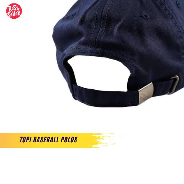 Topi Baseball Polos Cakop Unisex Bahan Rafel Denim Distro - Topi Distro Pria