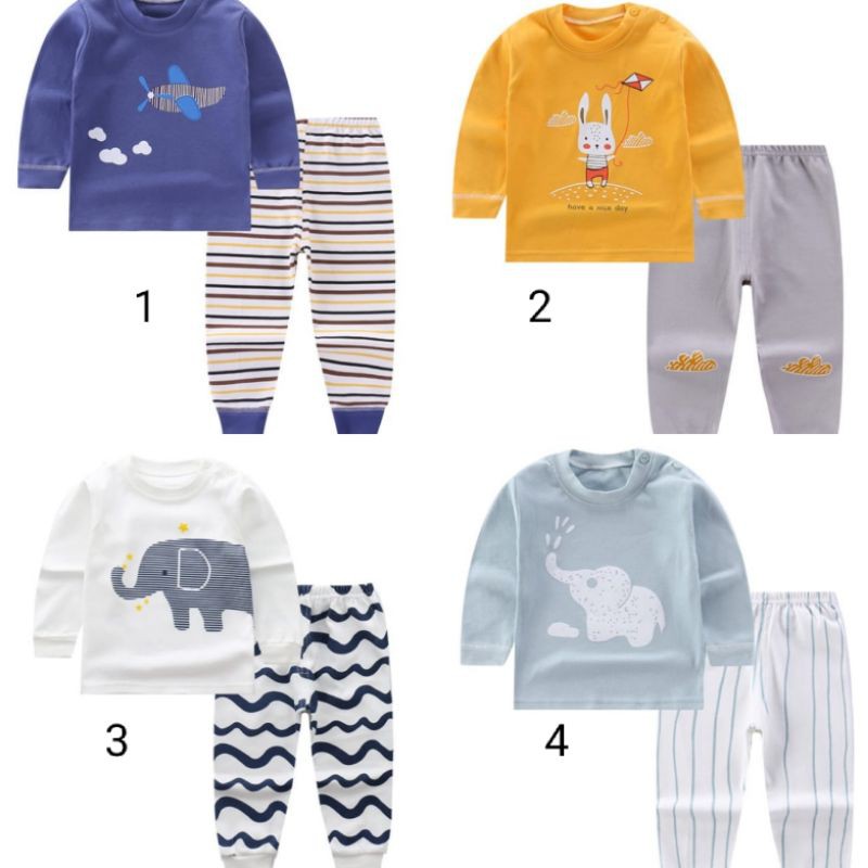 piyama Anak import, kids pajamas, baju tidur anak, piyama bayi