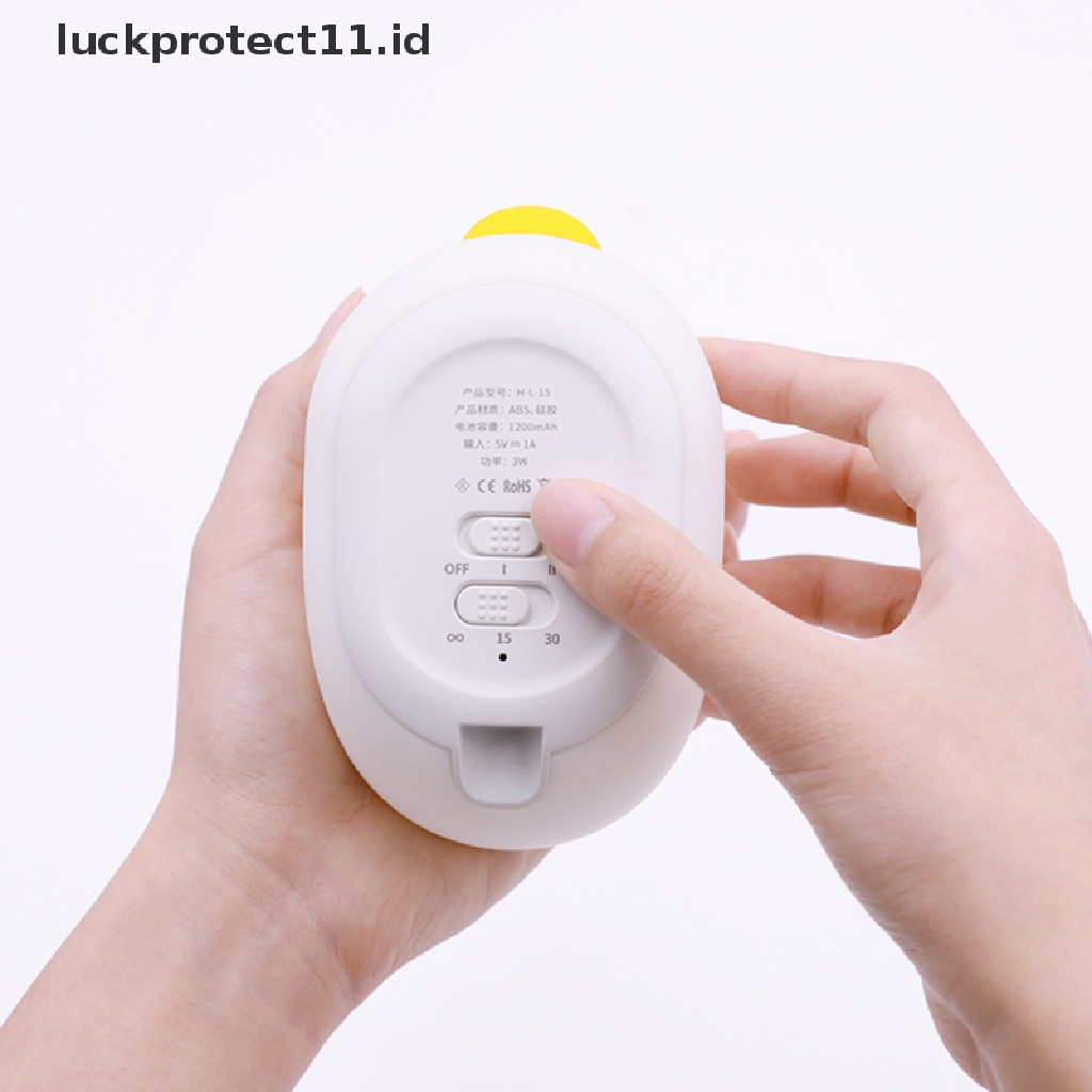 &lt; Luckprotect11. &lt; LuckproteksiId &gt; Lampu Malam Bentuk Bebek Lucu Bahan Silikon Dengan Sensor Sentuh Untuk Samping Tempat Tidur Bayi