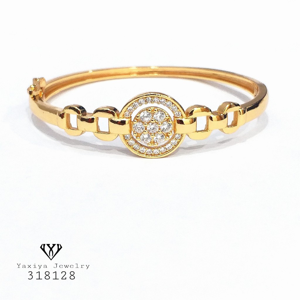 

Gelang Permata lapis emas 18K Yaxiya Jewelry 601