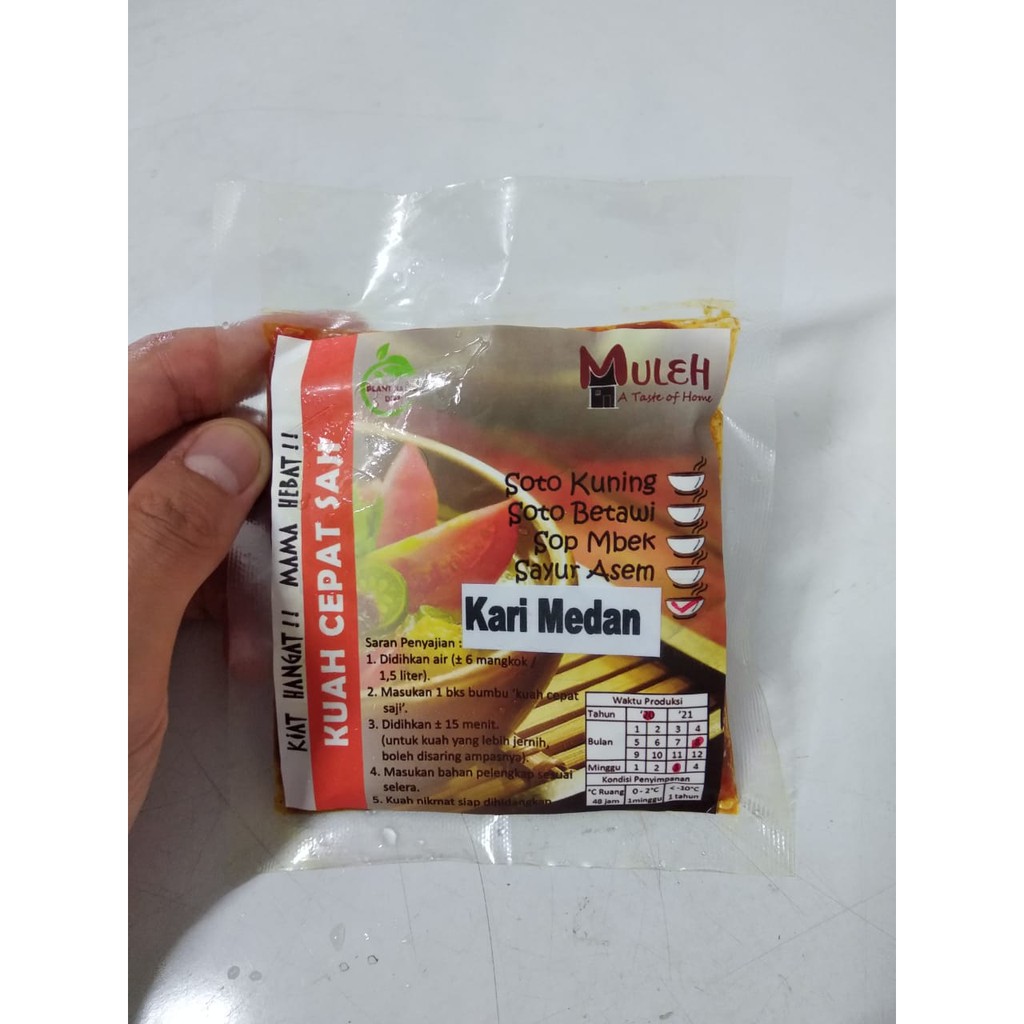 

BUMBU KARI MEDAN VEGETARIAN 160GR