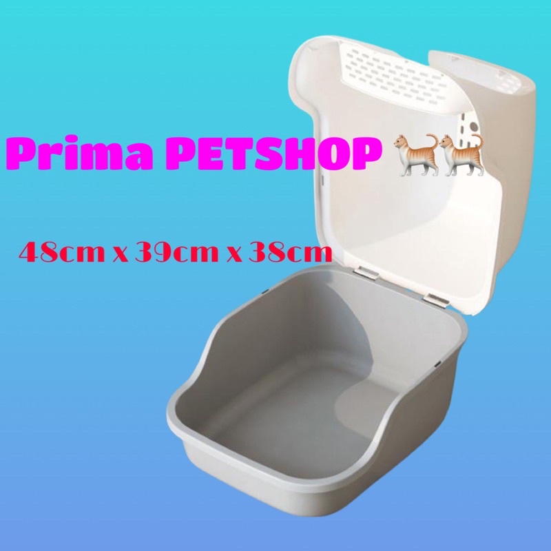 Cat LITTER BOX BERPINTU OTOMATIS JUMBO/ Tempat Pasir Kucing