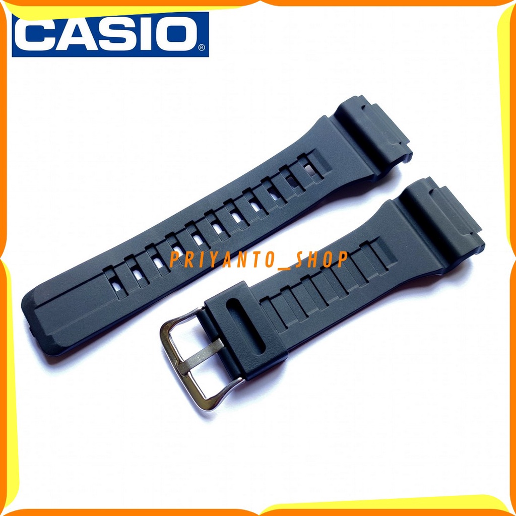 Tali Strap Jam Tangan Casio W-735 W 735H W735h Aftermarket Black