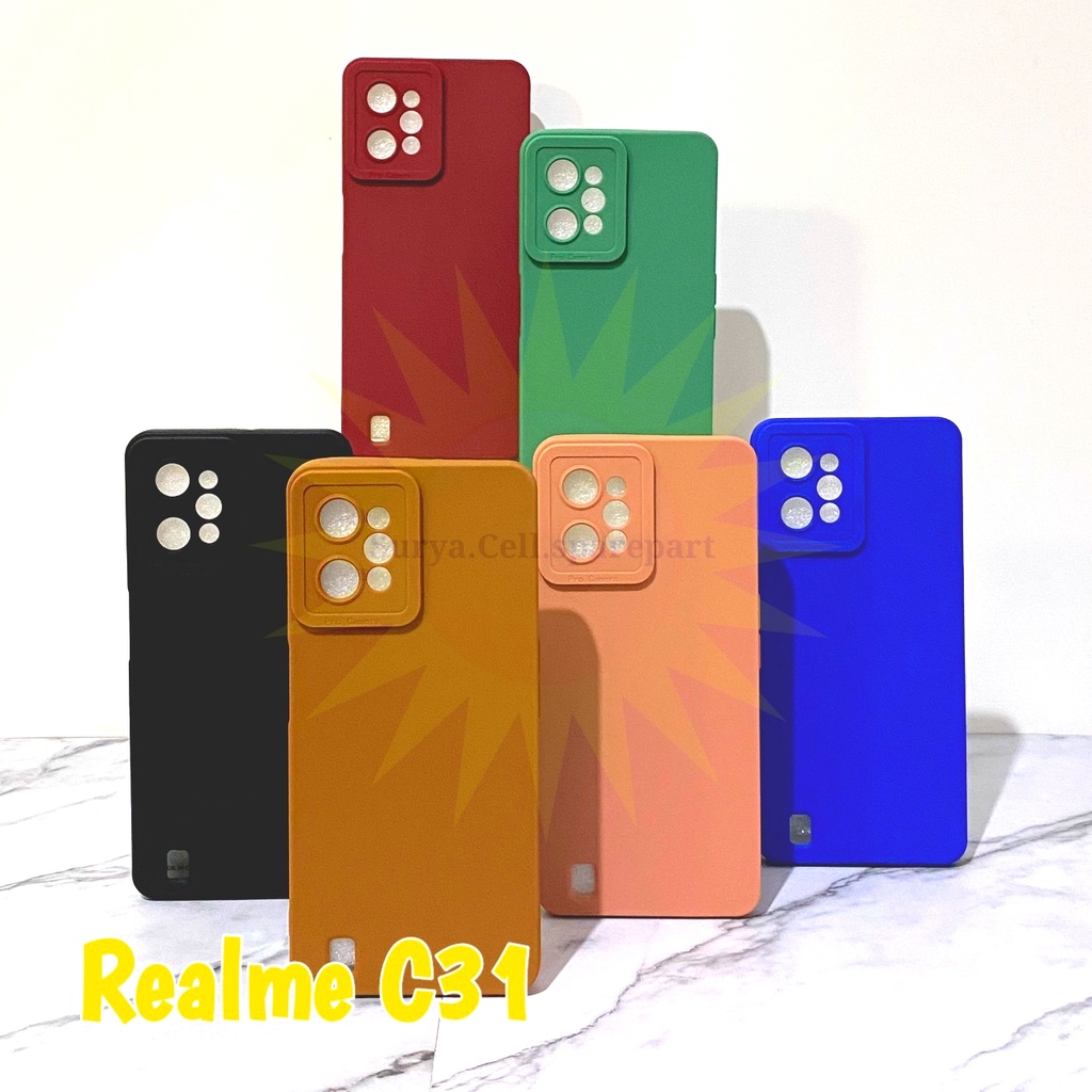 Case Slim Matte Pro Camera Realme C31 - SC