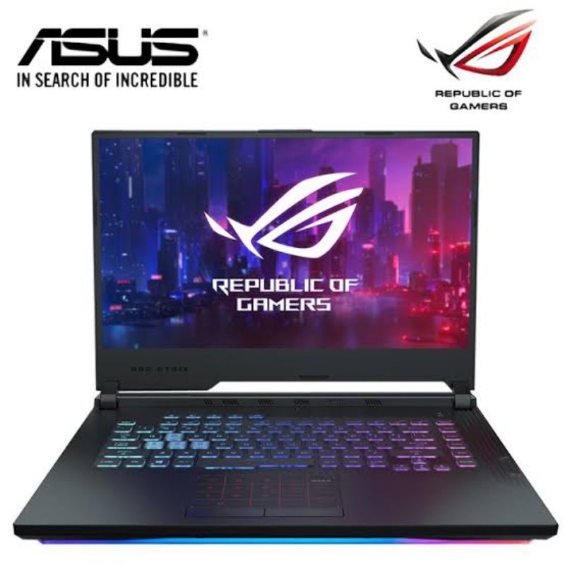Laptop Gaming ASUS ROG STRIX III G531GT Core i7 Gen 9 RAM 8GB SSD 512GB Oriiginal Bergaransi