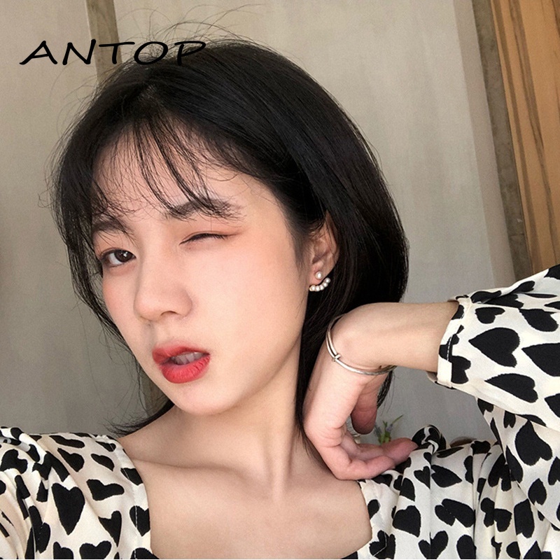 Korea Fashion Pearl Stud Earrings Wanita Perhiasan Aksesoris ANTOP