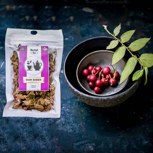 

Teh Daun Kersen / Teh Herbal Alami Premium