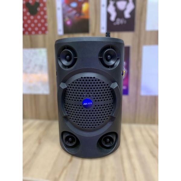 Speaker Mic Karauke Bluetooth JBK 619/Speaker Bluetooth+Mic JBK-619 Speaker Wireless