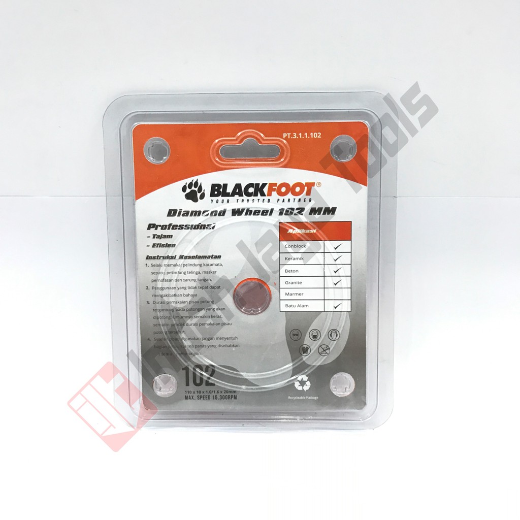 BLACKFOOT Diamond Wheel DRY 4 Inch Kering - Mata Potong Keramik Gerinda Blade