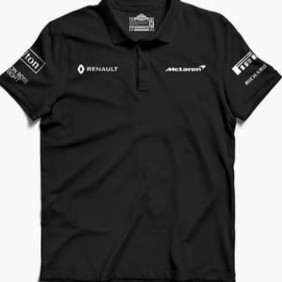 Branded kaos pria murah✅ Polo BIGSIZE 2XL 3XL 4XL F1 MCLAREN RENAULT KaosPoloBagus