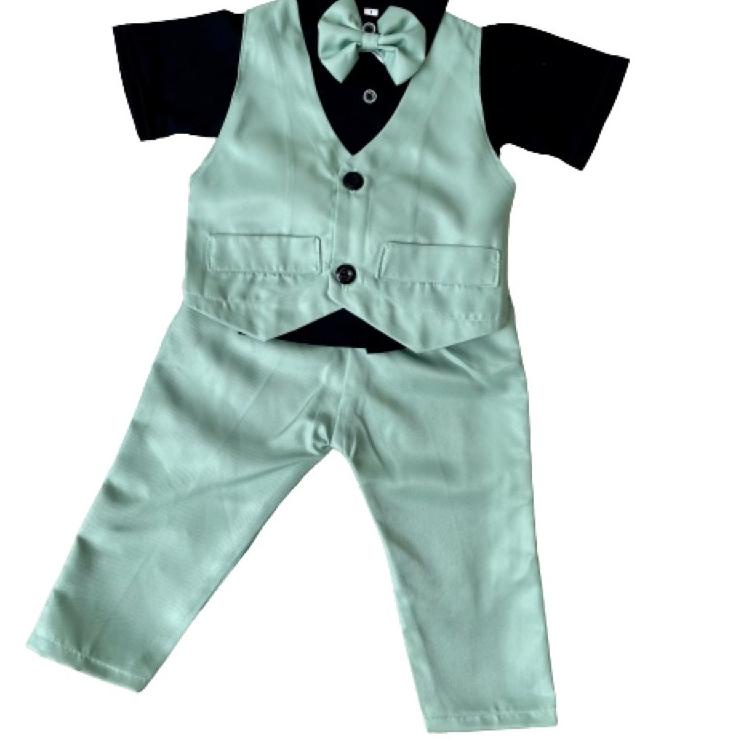 Tidak Diragukan.. setelan mint tuxedo vest jas formal anak laki-laki 1 2 3 4 5 6 7 8 9 10 bulan ulan