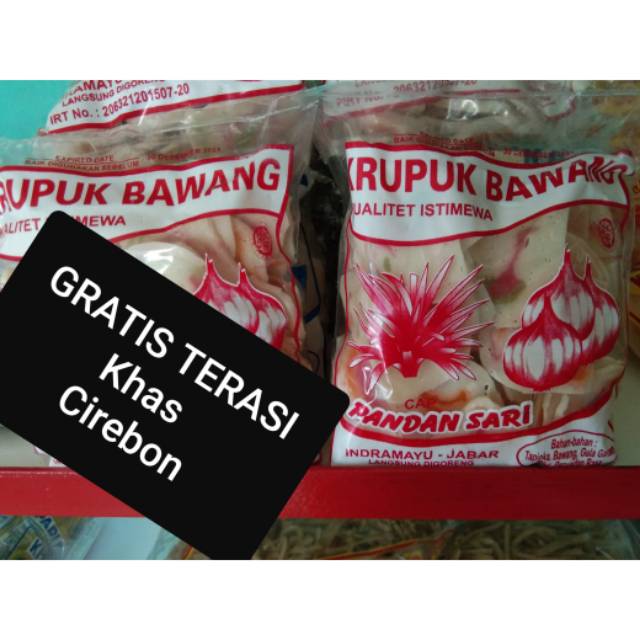 

Krupuk bawang pandan sari 200gram