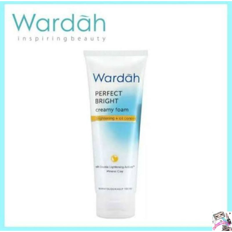 ☃Cutezz_Ching1☃&quot;New&quot;Wardah Perfect Bright Creamy Foam Brightening+Smoothing/+Oil Control 50ml