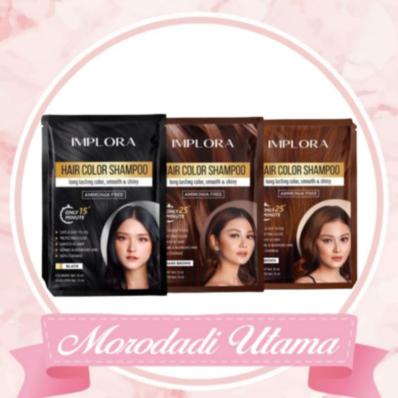 Implora Hair Color Shampoo Sachet