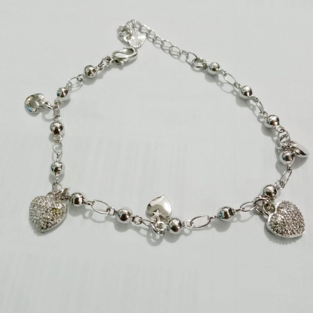 Gelang cantik asli anti luntur PERAK-JURLOV anti karat ori gelang pengganti emas 24k dewasa model te
