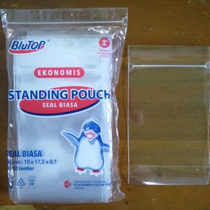 STANDING POUCH 10X17,5 SINGLE SEAL / SEAL BIASA