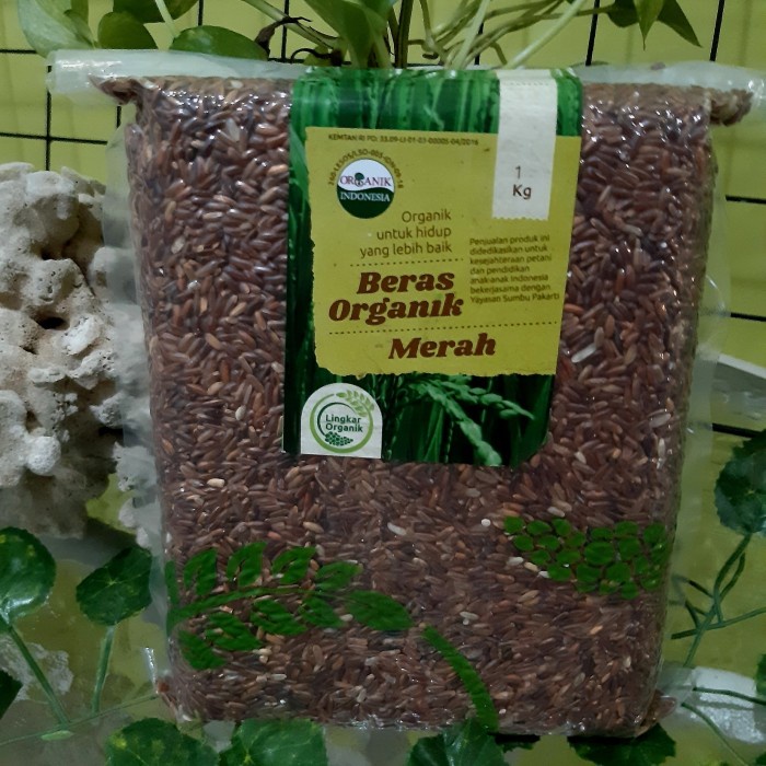 

gr20111r Beras Merah Organik Lingkar Organik Kemasan Vacuum - Non Vacuum Sv012Ss