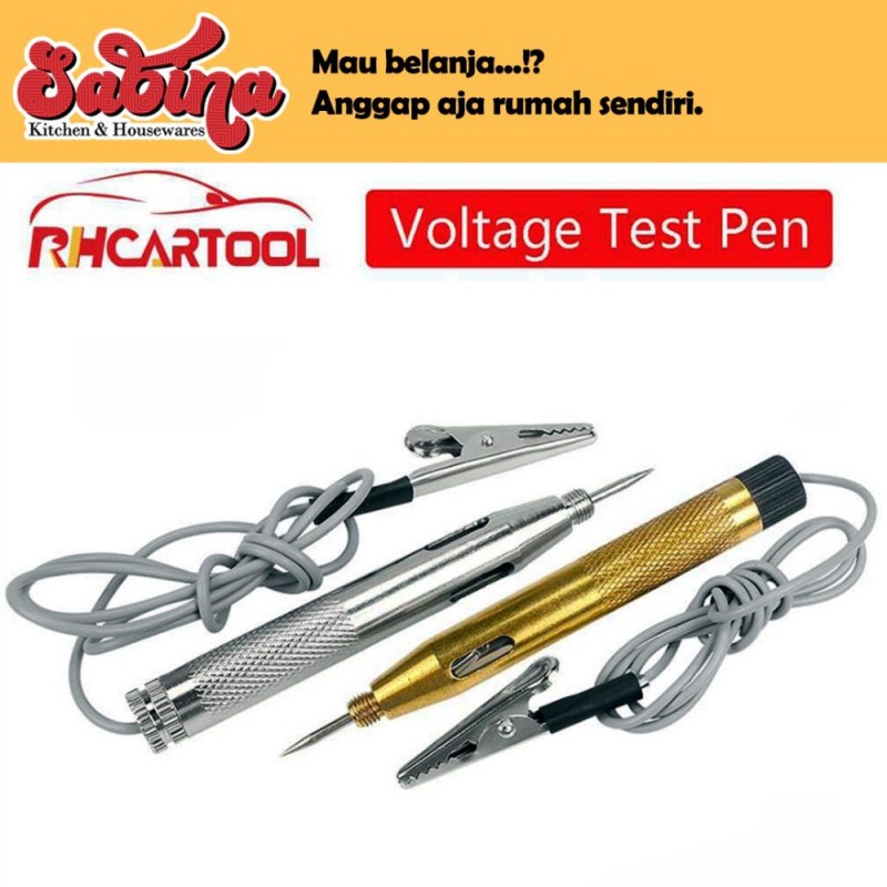 Test Pen Cek Deteksi Arus Listrik Spark DC 6V-24V RHCARTOOL