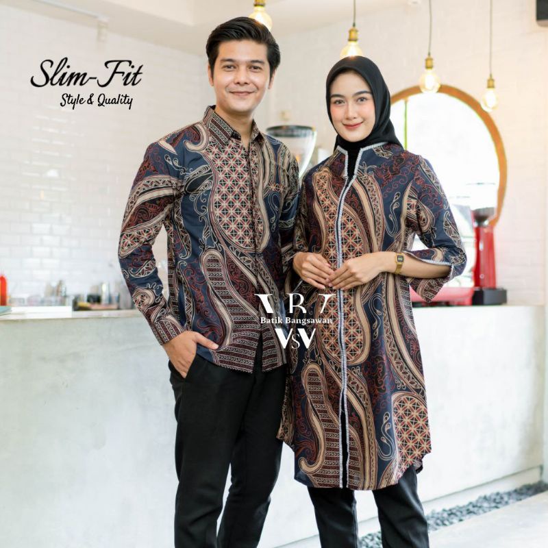 BATIK COUPLE KELUARGA MOTIF ANJANI SERAGAM BATIK BAJU COUPLE / set couple keluarga /batik pekalongan