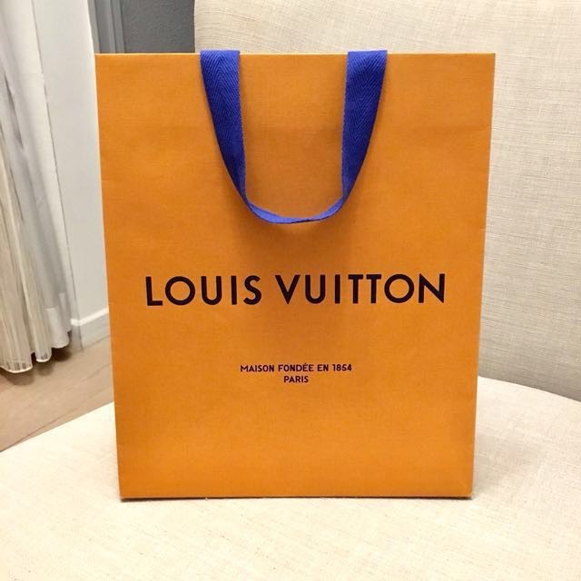 

(TERLARIS) LOUIS VUITTON AUTHENTIC ORANGE PAPERBAG
