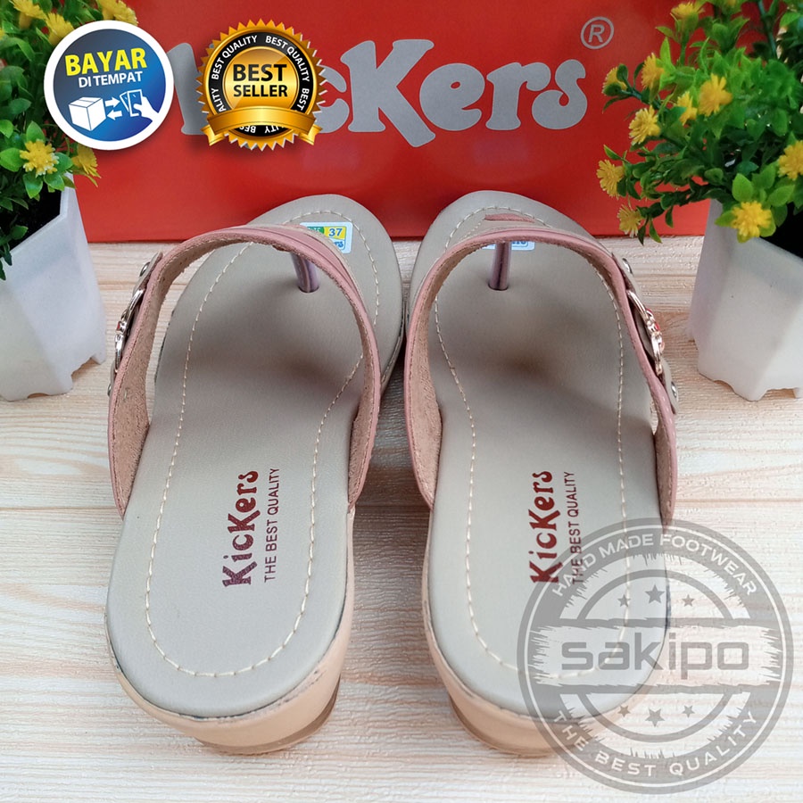 HUJAN PROMO 7.7 !! SANDAL WANITA DEWASA WEDGES JAPIT 2 WARNA TRENDI KEKINIAN NYAMAN DIPAKAI / SAKIPO