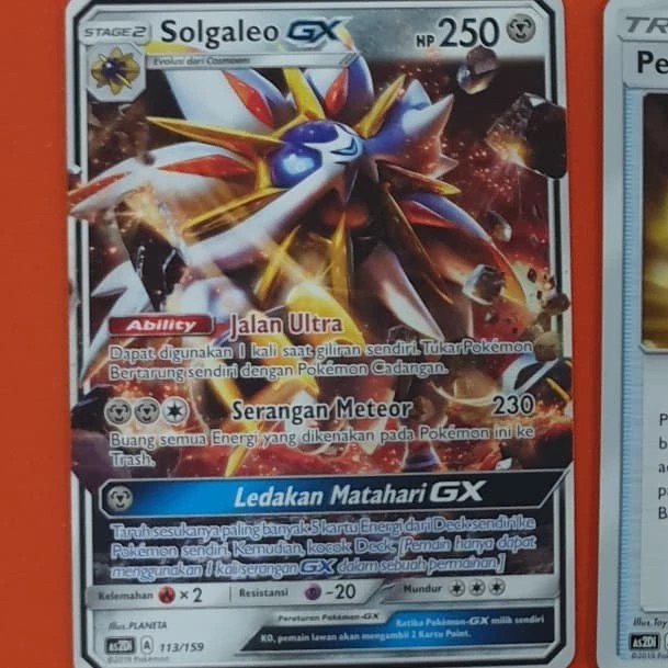 Kartu Pokemon Indonesia - Solgaleo GX TD