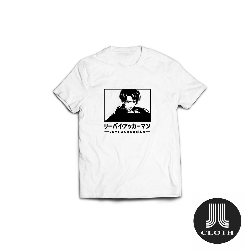 MILIKI Kaos Anime Levi Ackerman Shingeki No Kyojin Attack On Titan