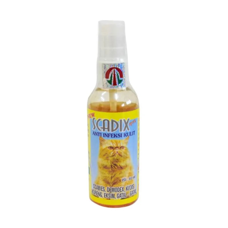 PH.Medan Scadix Spray 60ml Obat Kulit Infeksi Gatal Kucing Cat Kitten 60 ml