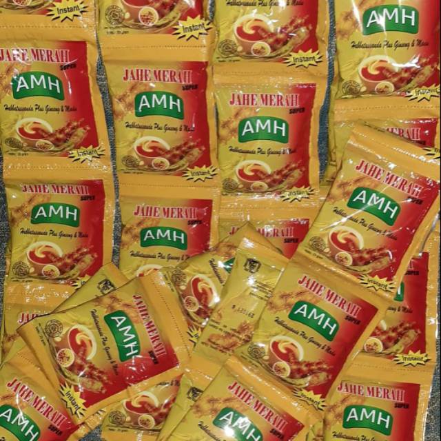 

JAHE MERAH AMH ISI 84 SACHET