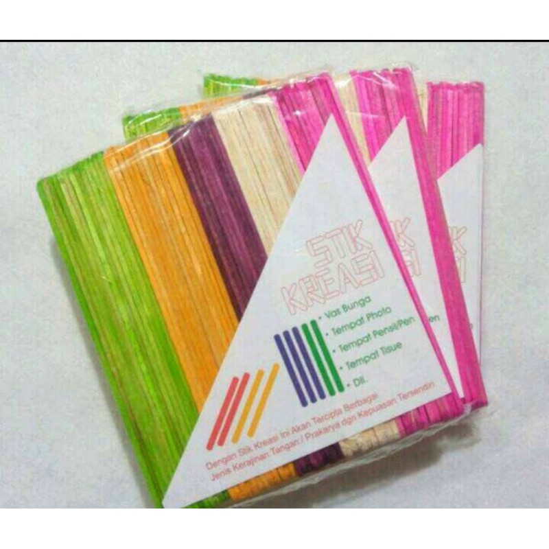 stik eskrim warna prakarya anak