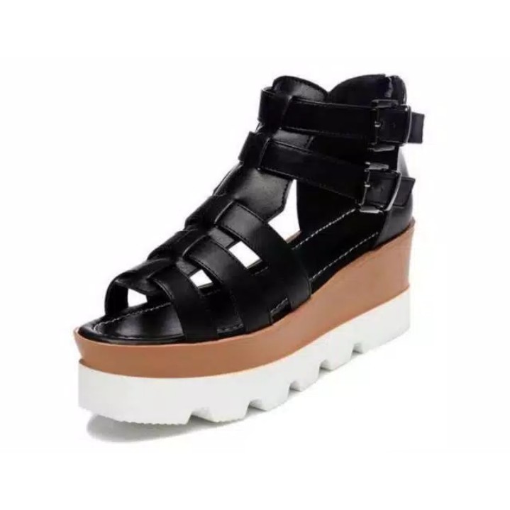 WEDGES WANITA SANDAL TALI WANITA TERBARU
