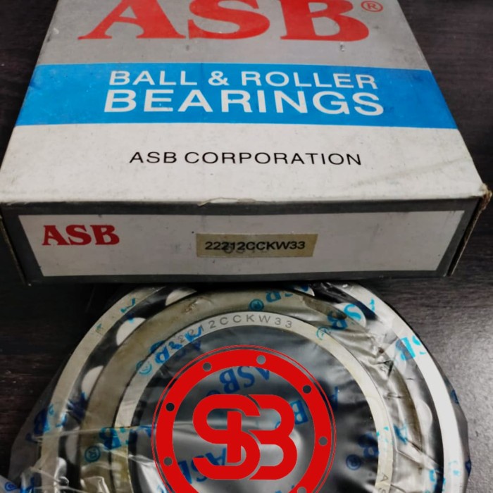 SPHERICAL ROLLER BEARING 22212 CCKW33 ASB (60x110x28)