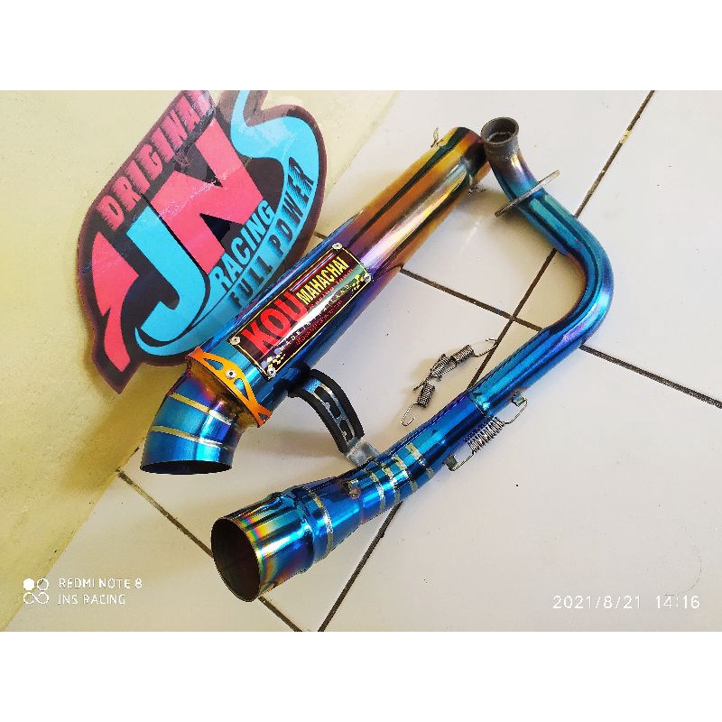 KNALPOT KOU BEAT FI KARBU STREET GENIO SCOOPY MIO M3 SPORTY SOUL GT KARBU XEON.