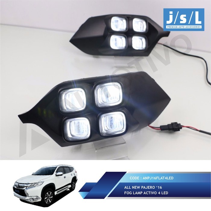 Lampu Led Drl Cover Foglamp Khusus All New Pajero Sport 2017