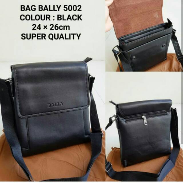 TAS SELEMPANG BALLY BLACK 5002