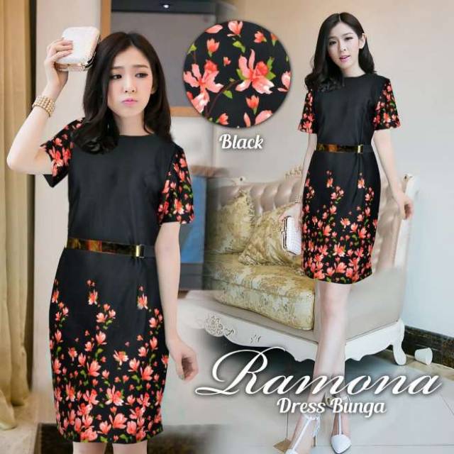 Ramona dress bunga