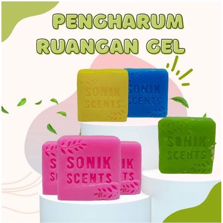 Parfum Sonik Scents GEL JEL Pengharum Pewangi Mobil Ruangan Lemari Toilet