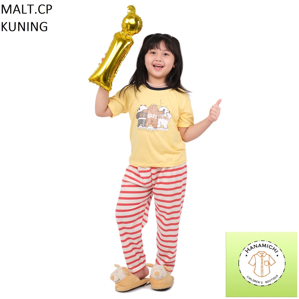 Hanamichi MALT.CP Baju Tidur Anak Lengan Pendek