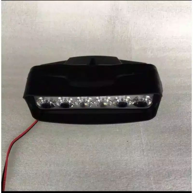 lampu led bar tembak sorot 12led 12watt mobil motor