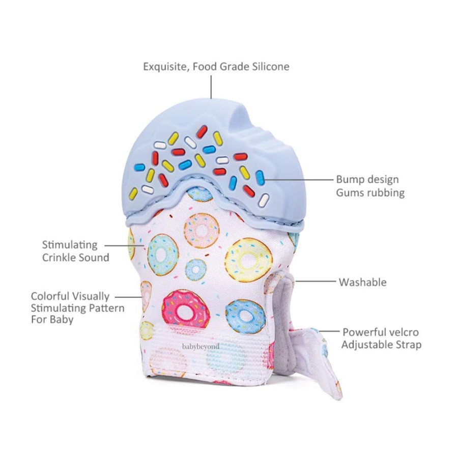 BABY BEYOND SILICONE TEETHER GLOVE / BB1044