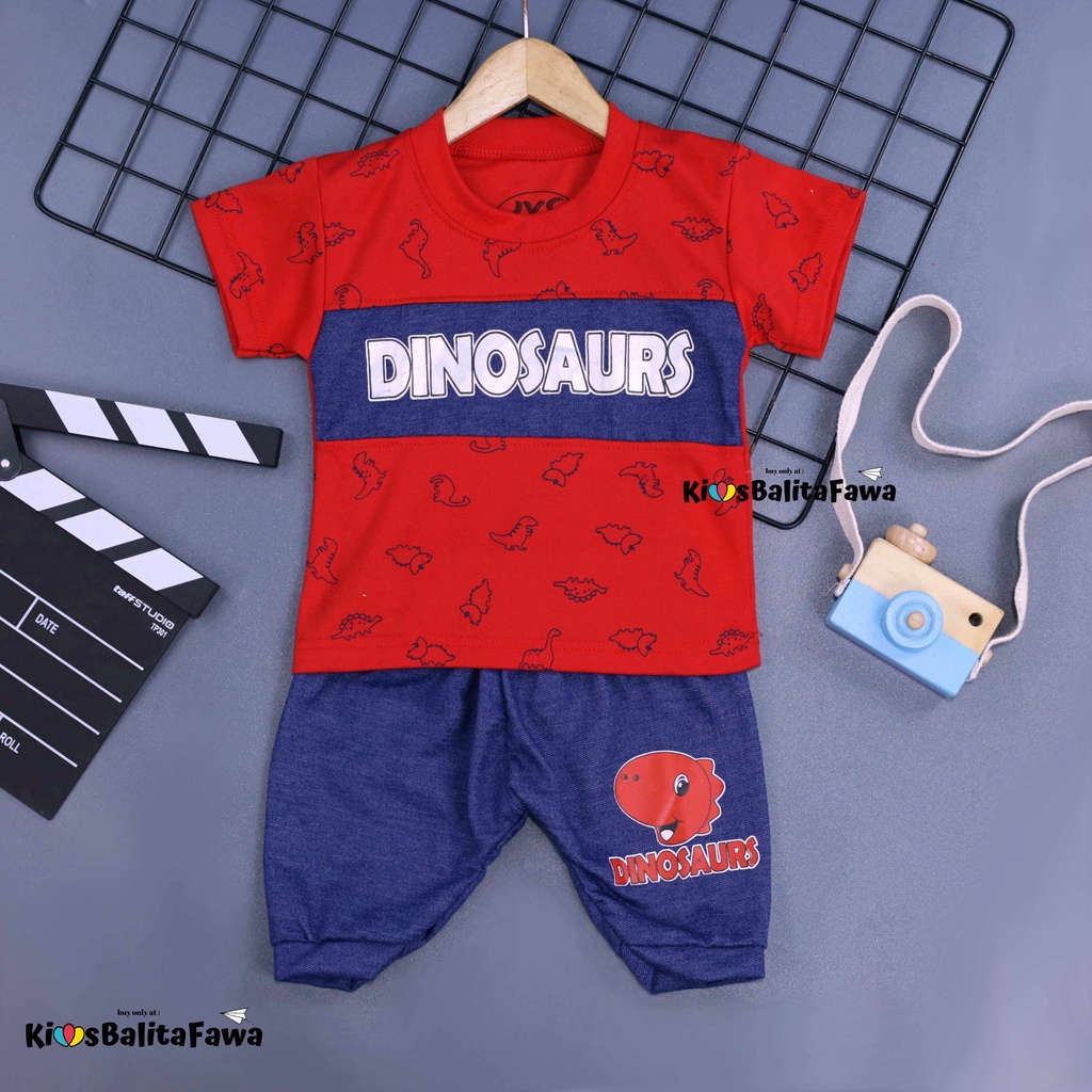 Setelan Baby DILAN uk 3-24 Bulan / Export Class Karakter Set Kaos Bayi Celana Laki Baju Anak Cowok