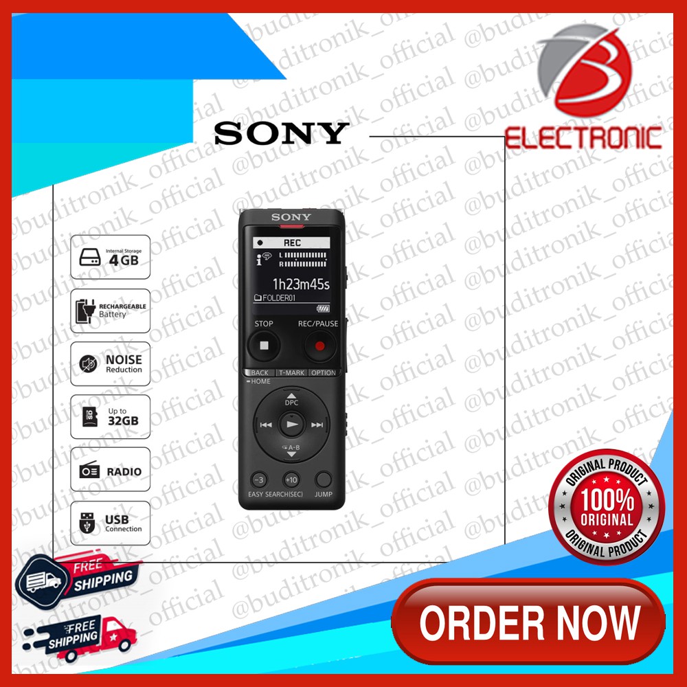 SONY ICD-UX570F Digital Voice Recorder / ICD UX570F / UX570 / UX-570