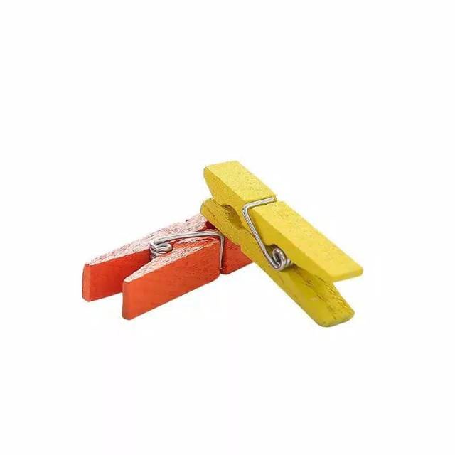 AZAHRA 3PCS Penjepit Kayu Wooden Clip Klip JepitanWOODEN CLIP