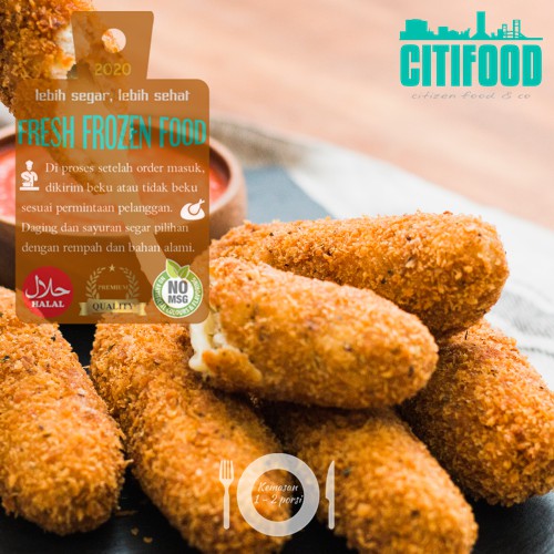 

Chicken Mozzarella Sticks | Stik Keju Mozzarella Ayam | Frozen