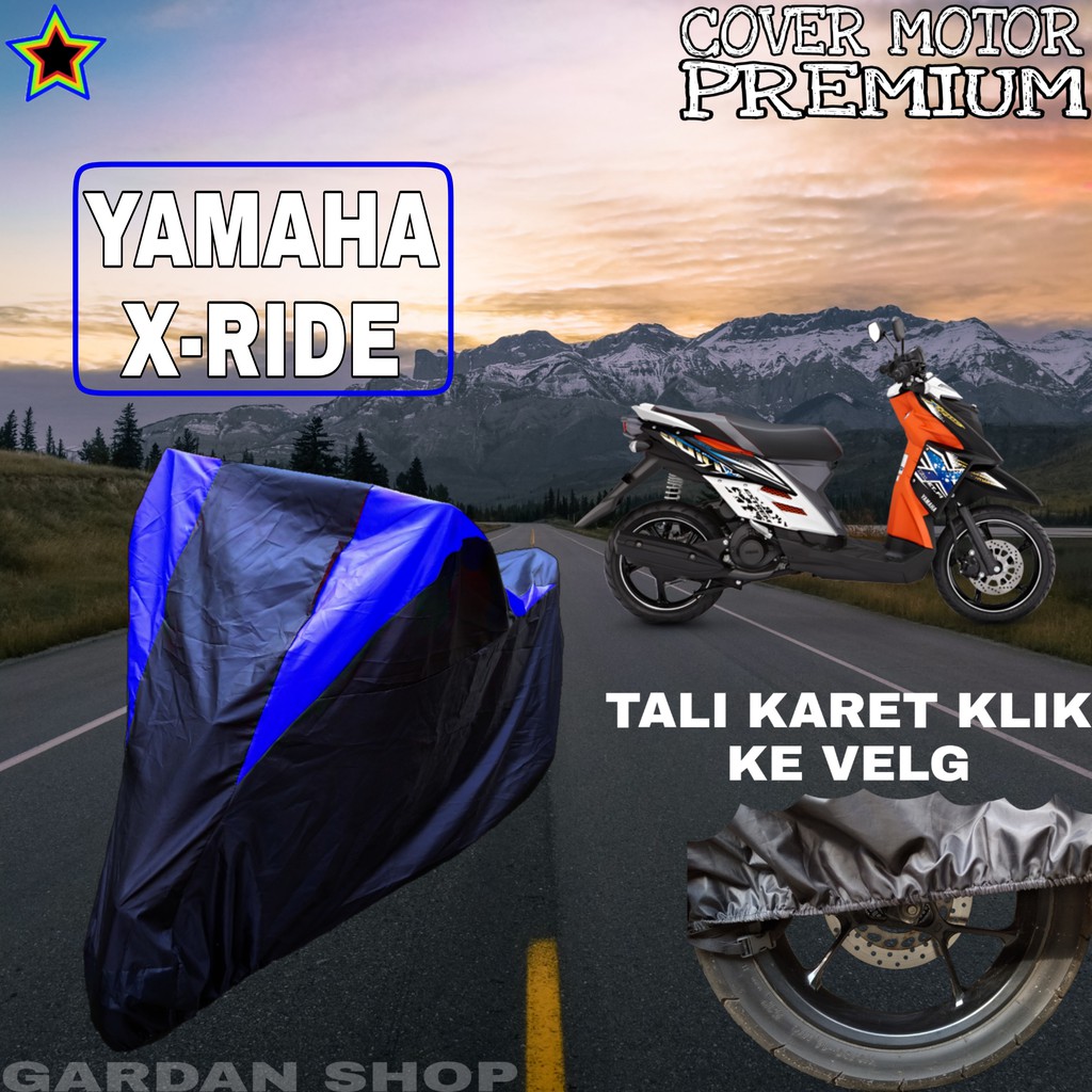 Sarung Mobil YAMAHA X-RIDE Hitam BIRU Body Cover Yamaha PREMIUM