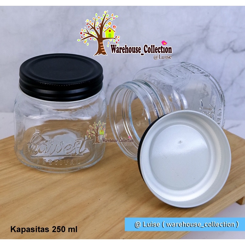 Toples Mini  250ml/Toples Selai /Toples Sambal /Toples Jar /Toples Kasten 250ml